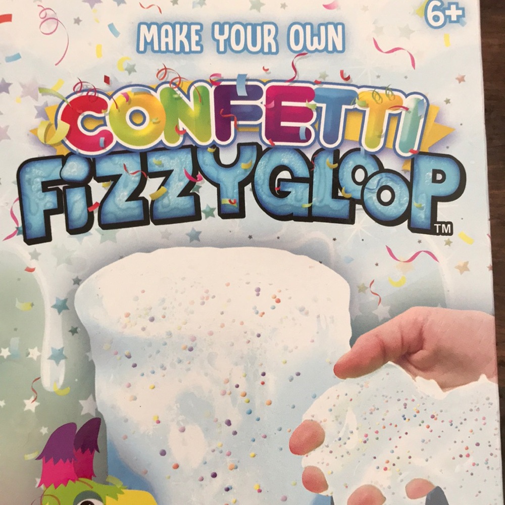 Make your own confetti fizzygloop NWT